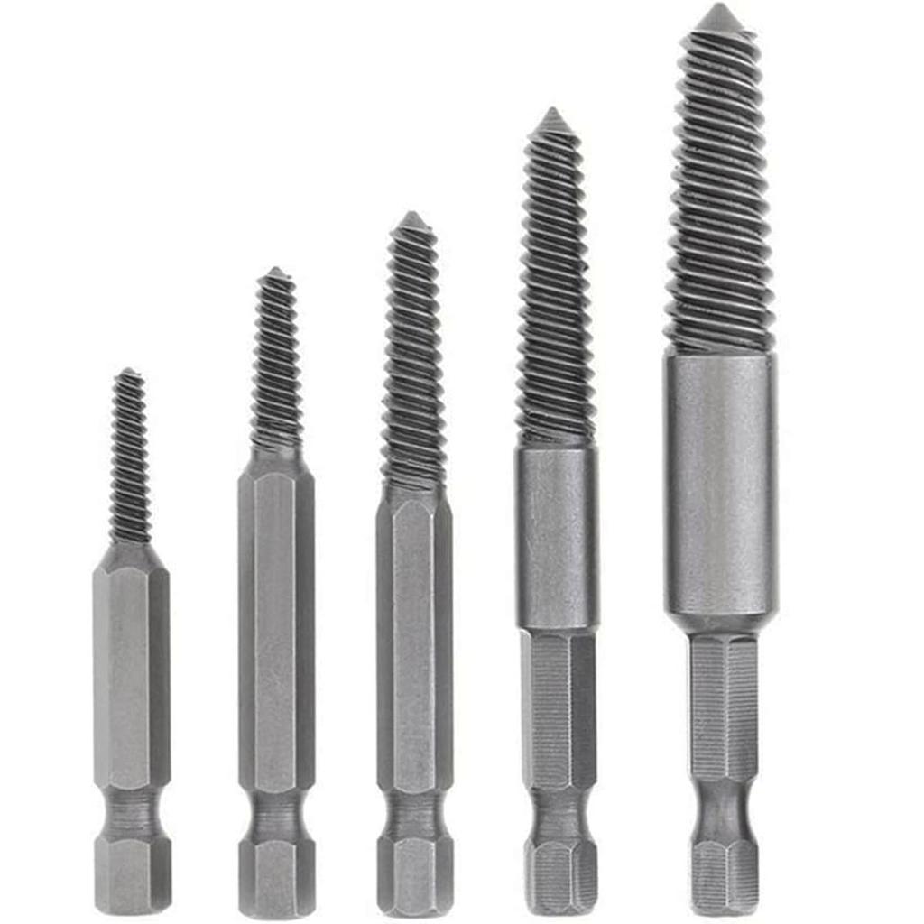 5/6 шт., сломанный болт, поврежденный винт, набор экстракторов для легкого извлечения болтов, набор для извлечения водопроводных труб, набор экстракторов винтов.