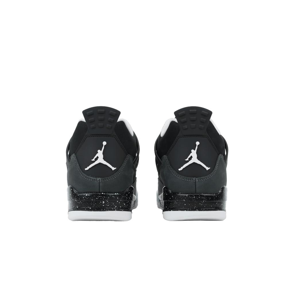Air Jordan 4 Retro Fear 2024 мужские кроссовки черный белый антрацит FQ8138-002