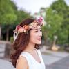 The Flower Wreath On the Women's Head, Women's Hair Accessories, Hair Accessories Head Band, Women's Hairpins, Flower Wreath for the Bride 