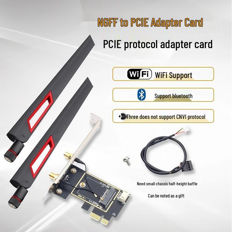 Настольная карта M.2 NGFF на PCI-E для беспроводной сети и Bluetooth AX210 200