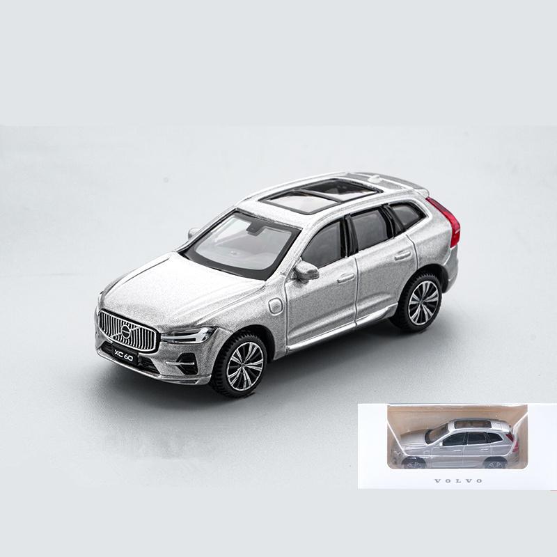 1:64 Модели автомобилей Volvo XC40 XC60 XC90 C40 S90 V90 из сплава, литые металлические игрушечные машинки, миниатюрная модель автомобиля, подарок для детей