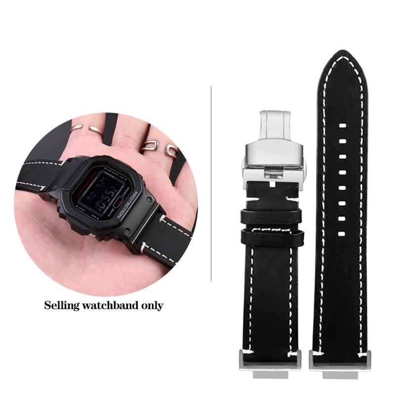 DW-5600 Винтажный кожаный ремешок для часов G-SHOCK Casio DW5600 GW-B5600 GW-M5610 GA 110 120 GA2100 Браслет Ремешок для часов