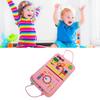 Toddler Activity Board Develop Fine Motor Skills Educational Activity Sensory Board Preschool Learning Toy for Boys Girls
