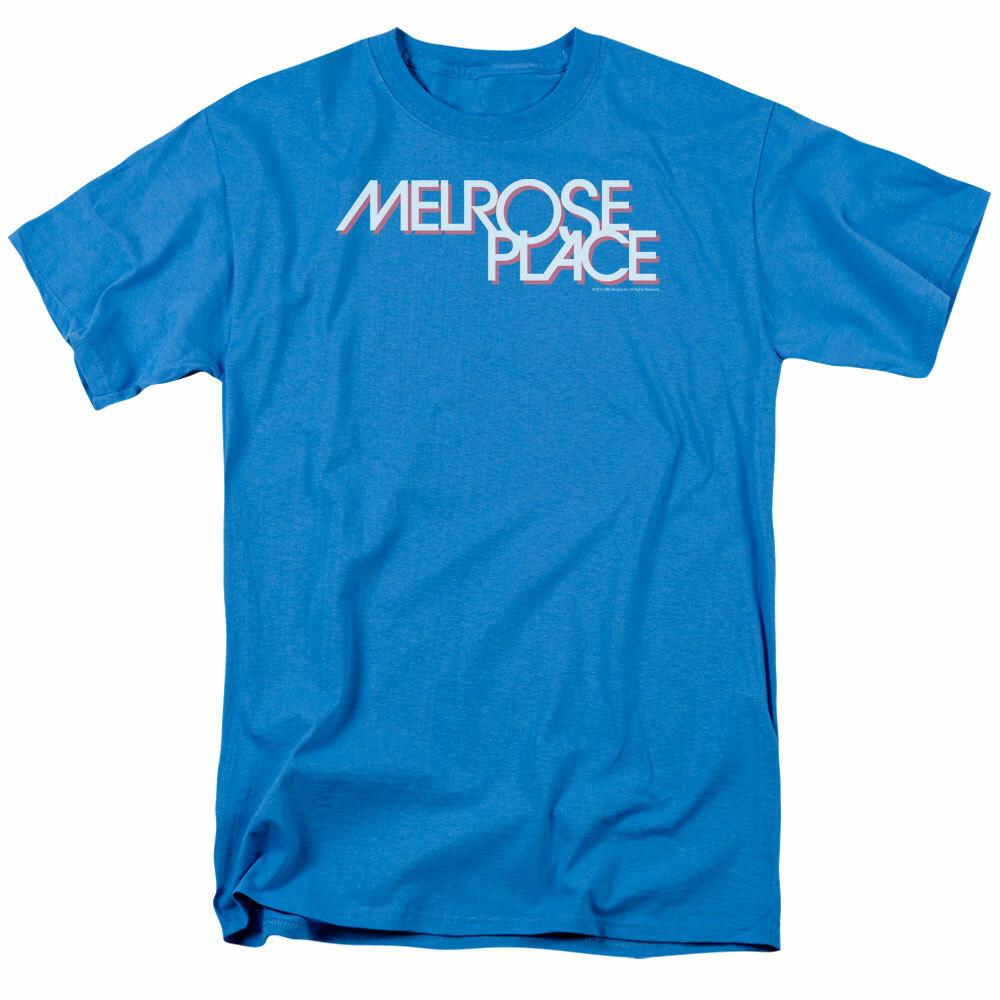 26 Melrose Place Logo T Shirt Mens Licensed Classic TV Show Turquoise Unisex T-Shirt
