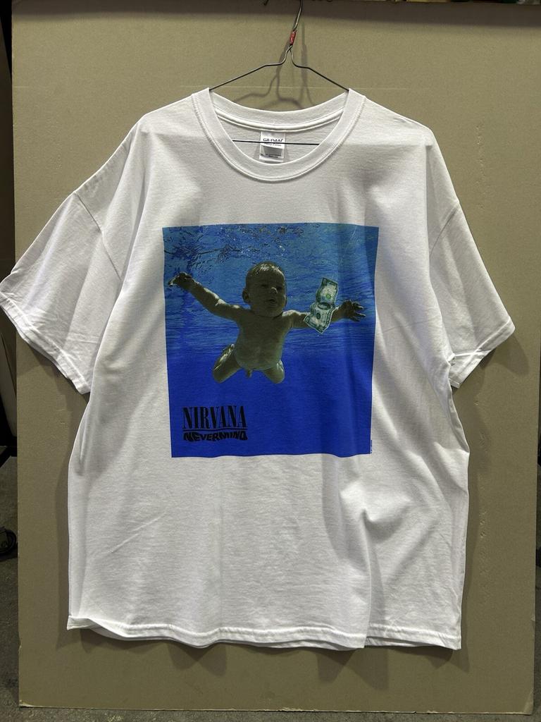 Nirvana Nevermind Album Tee 2011 Licensed Gildan T-shirt Sizes Small and XL