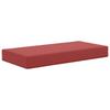 Outdoor Seat Cushion Burgundy 80 x 40 x 8 cm 100percent  Polyester