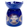 Calming Oil Burner with Bowl (Pentacle)