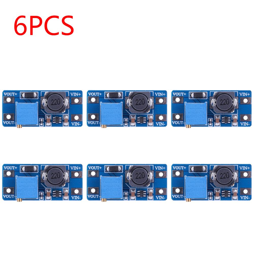 10PCS MT3608 DC-DC Step Up Converter Module Adjustable Booster Power Supply Module Voltage Regulator 2A Max 2V-24V To 5/9/12/28V