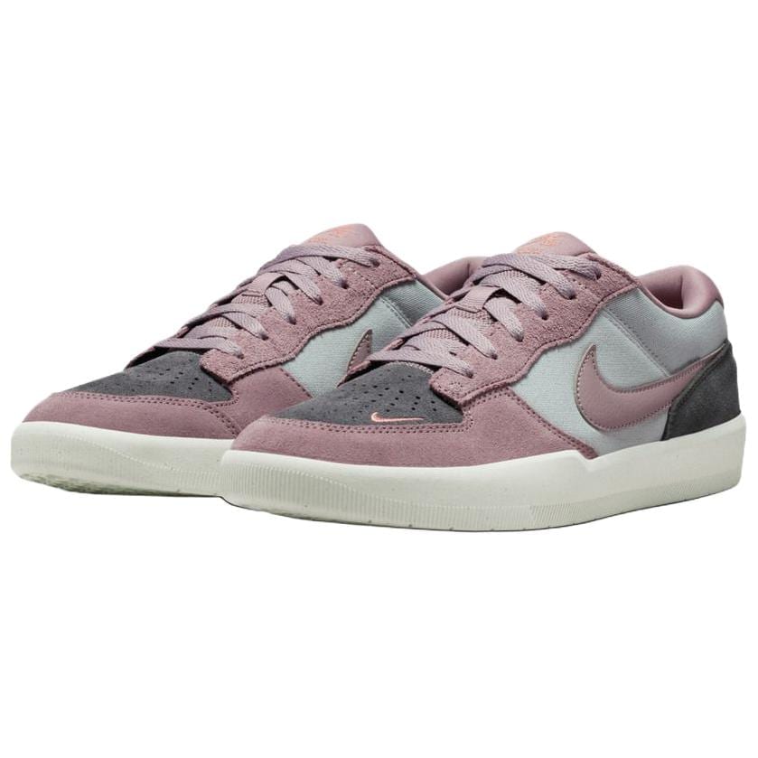 Nike SB Force 58 Текстиль, Кожа Дышащие Низкие Скейтборд-Кроссовки Мужские Серый Фиолетовый DV5477-010