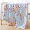 Quilt Printing Flower Cotton Summer Bedding With Breathable Fabric Bedroom For