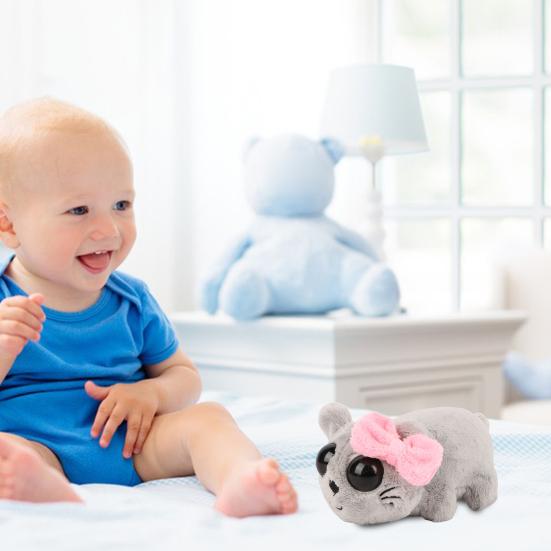 Sad Hamster Plush Toy Soft Hamster Doll for Kids Adults Stuffed Animal Keychain