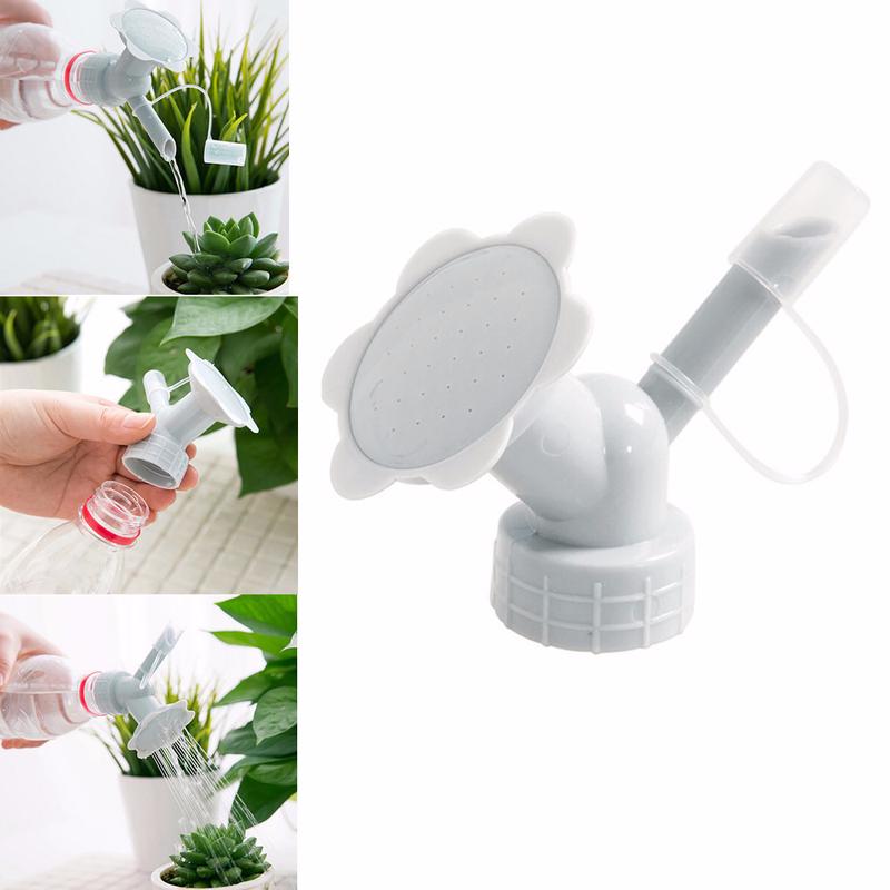 Garden Vase Bottle Cap Sprinkler Head Two  Head Bottle Sprinkler Watering Flowers