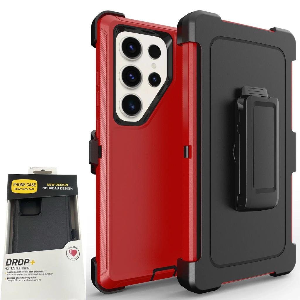 Противоударный чехол для телефона с коробкой для серии Samsung Galaxy S25 Ultra S24 S23 S22 S21 S20 Note 20 Plus Сверхпрочная военная защитная крышка Otter&Box