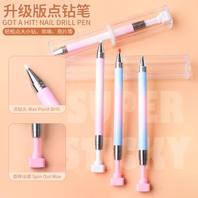 Ручка для маникюра с точечным сверлом Diy Rotary Push Mud Sticky Drill Tool Point Pen With Diamond Pen Upgrade Version