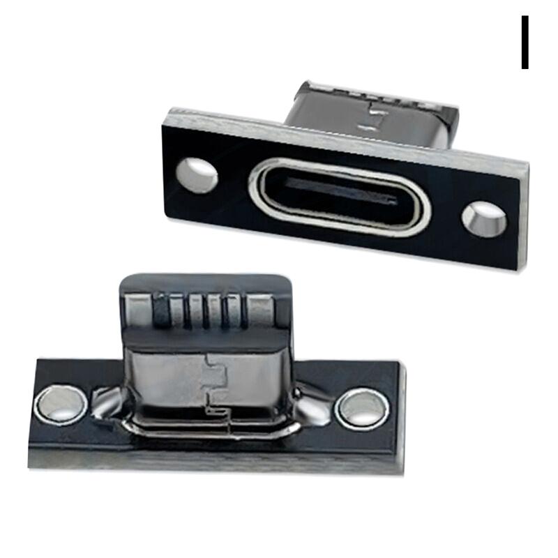 Гнездо USB 3.1 Type C с винтовой фиксирующей пластиной Гнездо USB Type-C 3.1 Type-C 2Pin 4Pin 5Pin 6Pin Гнездо разъема