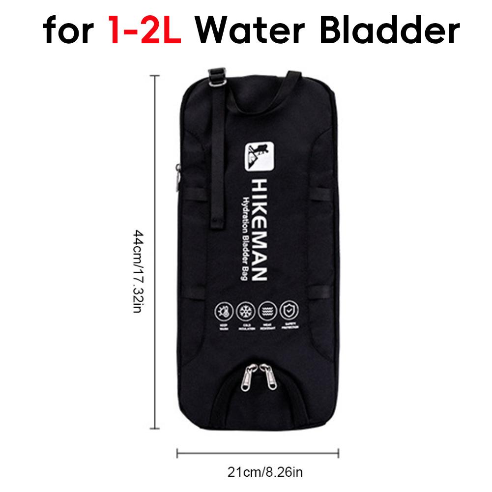 Insulated Cooler Bag for 1-2L & 2-3L Water Bladder Water Resistant Hydration Bladder with 600D Oxford Fabric for Hiking Cycling