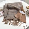 Women Winter Cashmere Scarf  Plaid Pashmina Luxury Bohemia Shawls and Wraps Bufanda Hijab Stoles Echarpe Warm Blanket