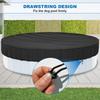 Portable Dog Pool Cover Round Shape Easy to Use Kids Swimming Pool Cover Foldable Tub Pool Protector Sleeve Case