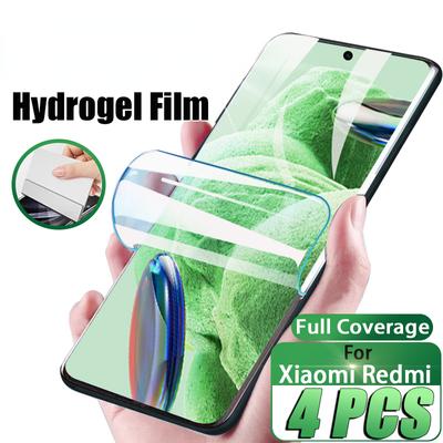 HD гидрогелевая пленка для Xiaomi Redmi Note 13 12 11 11T 11S Pro Plus полная защита экрана Redmi Note 10 10S 9 12S Pro 13C 5G