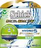 Бритва Schick Hydro 5 Premium для чувствительной кожи с 8 сменными лезвиями и 5 лезвиями для мужчин,
