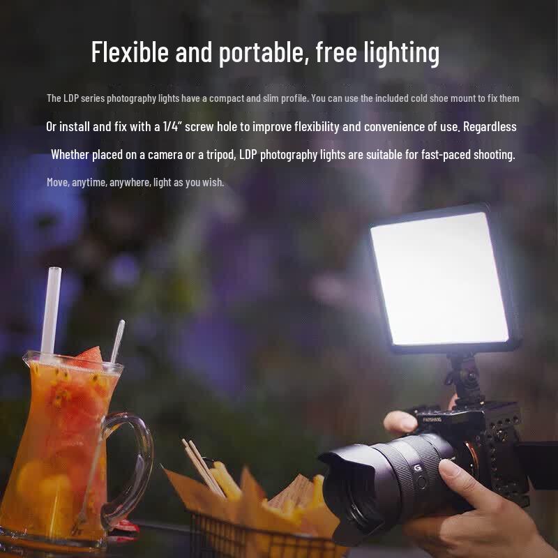 Godox LDP8Bi Двухцветный светодиодный заполняющий свет для фотографии