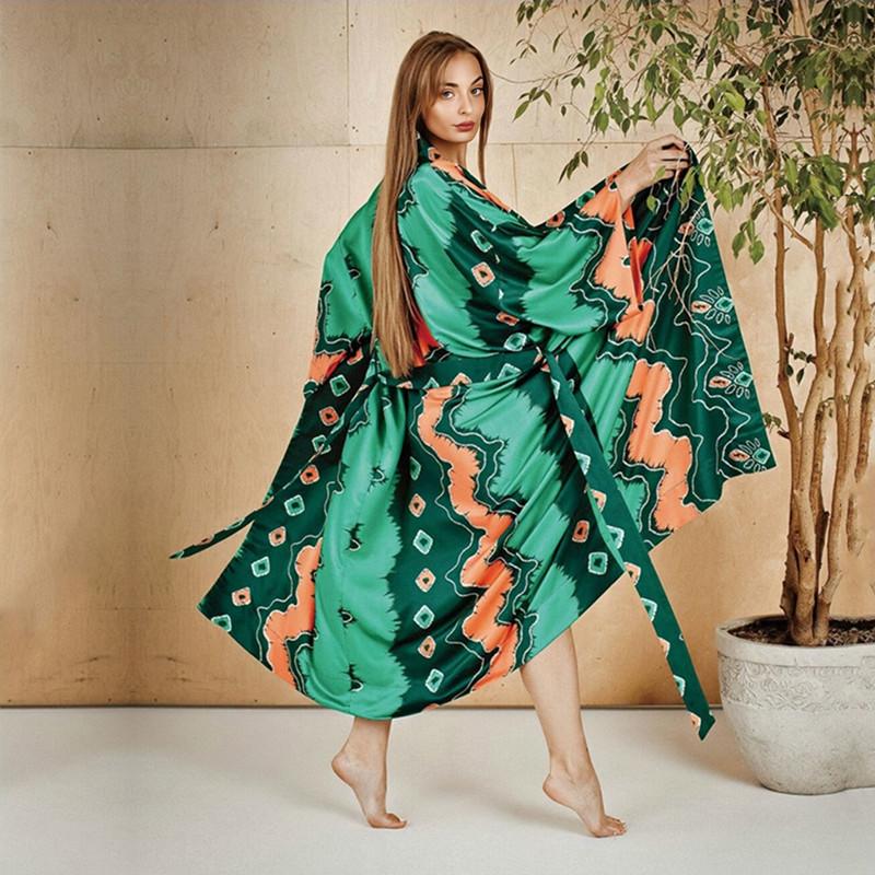 Зеленый винтажный комплект бикини, накидки, летнее пляжное кимоно в стиле ретро, женское летнее пляжное платье, купальник, A1481