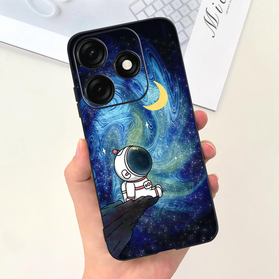 Чехол для Tecno Spark 20C BG7n Милый мультяшный динозавр Мягкий силиконовый чехол для телефона Для Tecno Spark 20 Pro Spark20 C Чехол-бампер