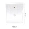 Large Capacity Transparent Storage Bag Square Rectangle Stationery Stickers Bag  Office Supplies