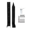 Fence Post Repair Kit Carbon Steel Heavy Duty Fence Post Anchor Ground Stake for Repair Tilted Broken Wood Support
