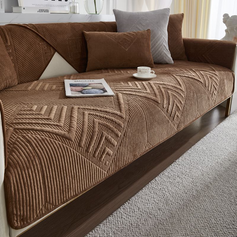 Осень и зима Nordic Ins, белая плюшевая кожаная диванная подушка, хрустальная бархатная подушка, нескользящая спинка, полотенце, простое, современное, теплое