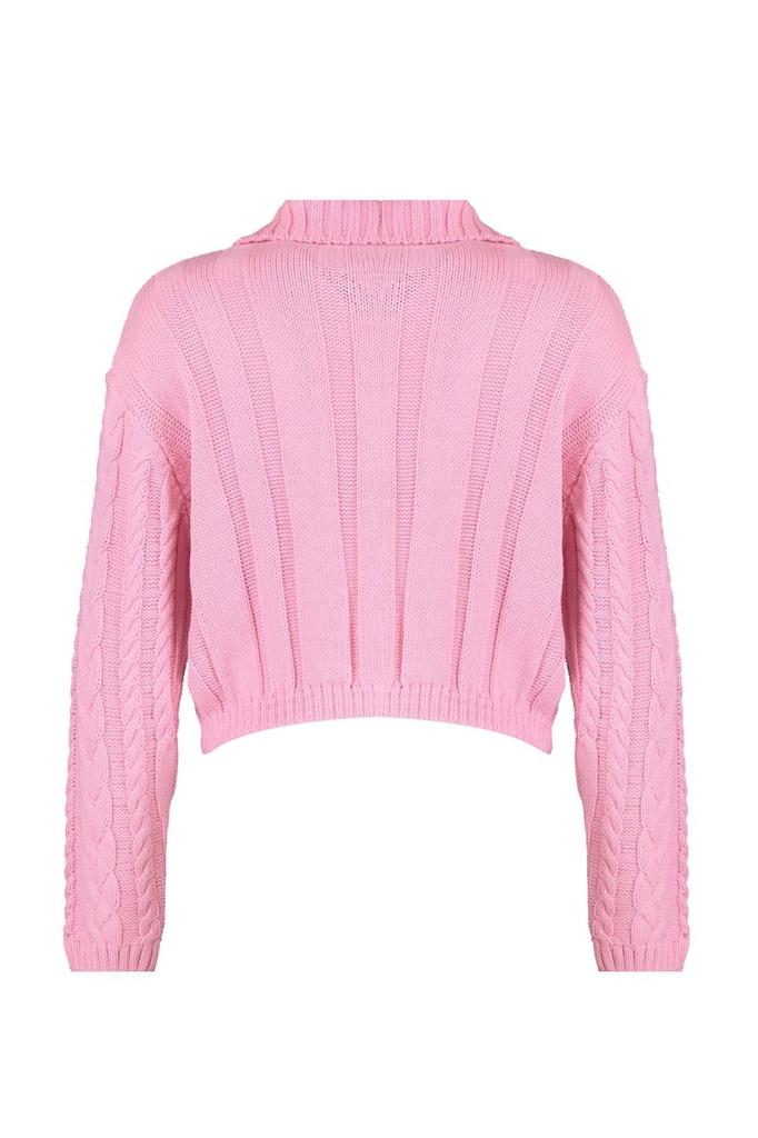 Женский модный новый кардиган оранжевый укороченный трикотажный кардиган