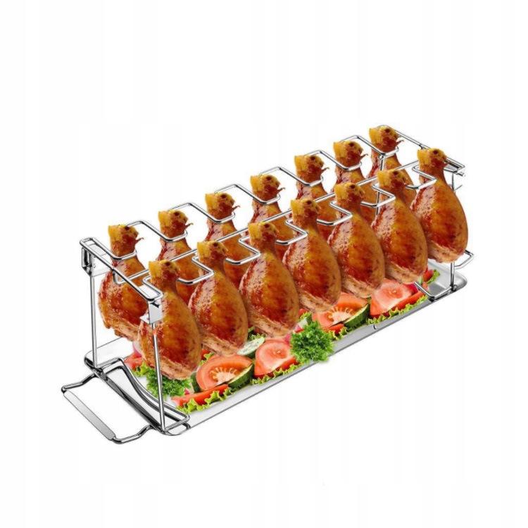 Chicken Rack Meat Ribs Grill Bbq Grill Roasting Grid