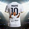 Летний спортивный стиль Влагоотводящая и дышащая Футболка MBAPPE Football Sport с 3D-печатью для комплекта Родители и Дети