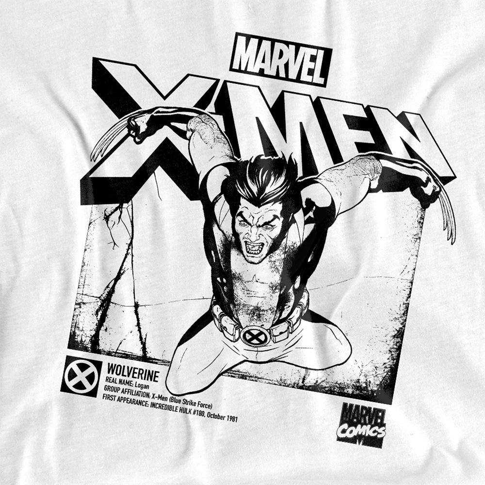 Marvel Футболка унисекс для взрослых X-Men Wolverine Jump