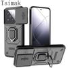 Slide Lens Camera Case For Xiaomi 14 Ultra 13T Pro Redmi Note 13 13C Shockproof Armor Back Coque for POCO F6 X6 M6 Pro 4G Cover