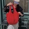 Knitted Handbag with Convenient Structure Solid Color Spacious Beach Bag Exotic Vacation
