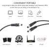 DC5.5x2.1mm Power Splitter Cable 18AWG Male To Two Male 5.5MM x2.1MM Cord for LED CCTV Cameras Supply Cord