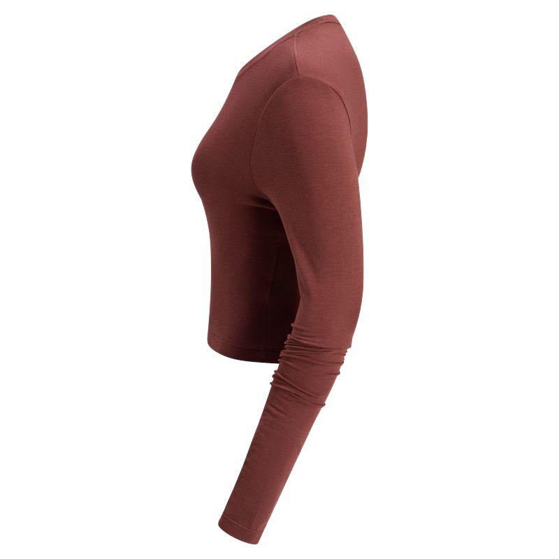 Nike Футболка Nsw Chill Knit Round Neck Slim Fit с коротким рукавом, женские топы, темно-красный HF5323-625