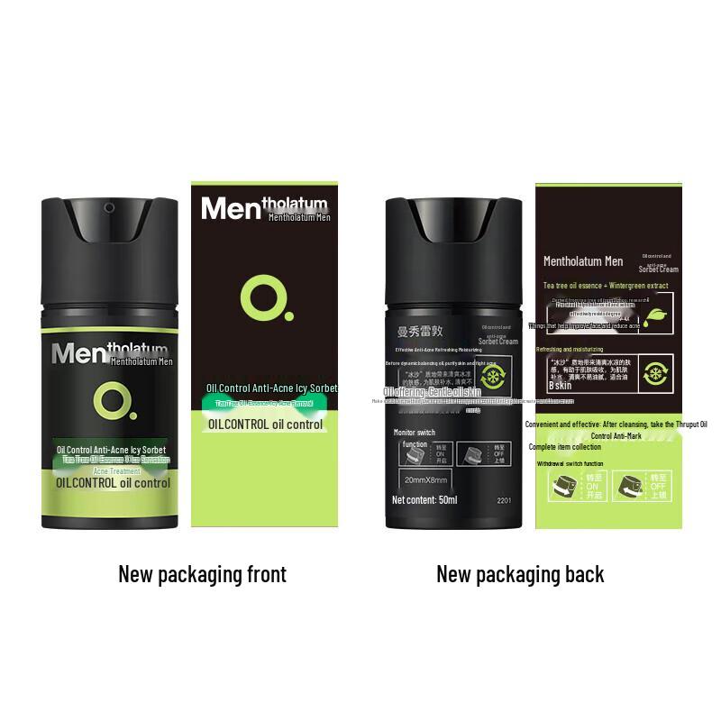 Mentholatum Мужской увлажняющий ледяной гель для контроля жирности и против акне