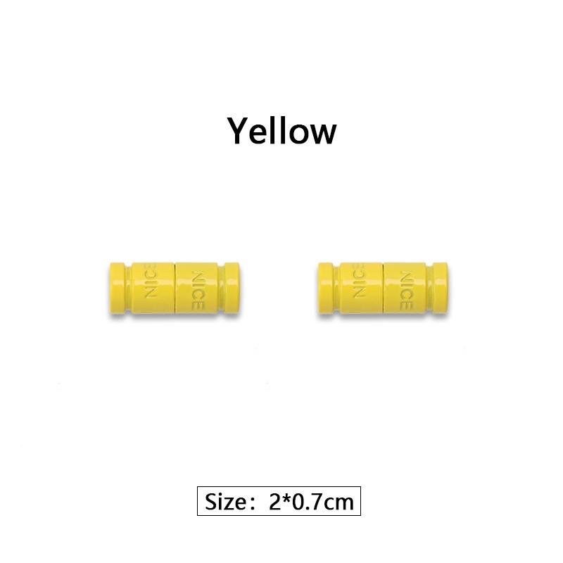 1 пара эластичных шнурков, красивые металлические капсульные замки-застежки, шнурки без завязывания, застежки, ленивые шнурки без завязывания, украшения, аксессуары для обуви