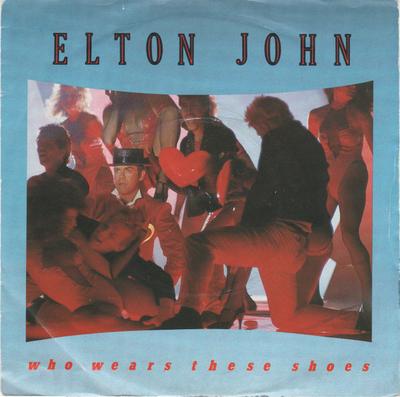 7-дюймовая пластинка ELTON JOHN Who Wears These Shoes EJS6 The Rocket Reco 1984 UK Rock Б/у