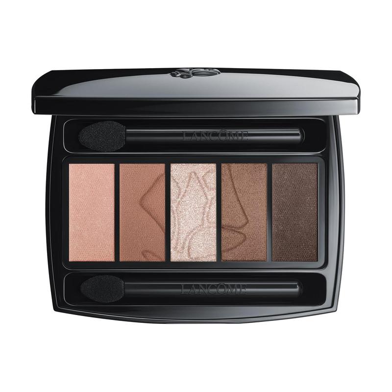LANCÔME Тени для век Абсолютно ослепительные пятицветные тени, легко наносящиеся, с металлическим блеском, темно-серые, серо-коричневые, фиолетовые, черные, серебристые #18