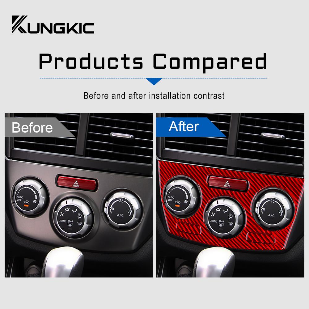 Carbon Fiber Style Interior Sticker Trim for Subaru Impreza 2009 2010 2011 Interior Panel