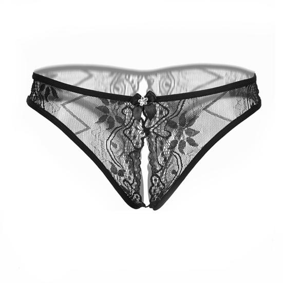 Women Sexy Hollow Lace Low Waist G-String T-back Briefs Underwear Panties Thong