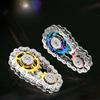Механический маховик с цепью и зубьями Fidget Spinner Антистресс Тревога Металлическая цепь от велосипеда Спиннер EDC Игрушки для детей Взрослый ручной спиннер