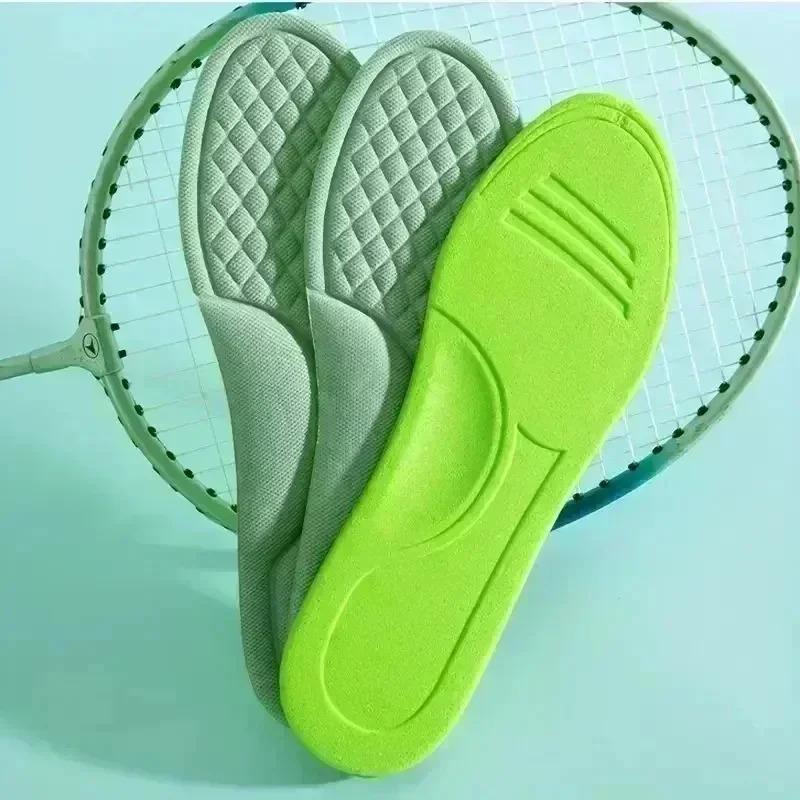 Memory Foam Orthopedic Insoles 20 Pairs Shock Absorbing Deodorizing Inserts for Sports Shoes Comfort Insoles for Men Women