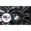 XMVPW1 For BMW 2PCS Car Interior Steering Wheel Sticker Button Decals for BMW M Power M5 M6 E30 F80 G80 F82 G82 E28 E34 E36 E39 E60 90 