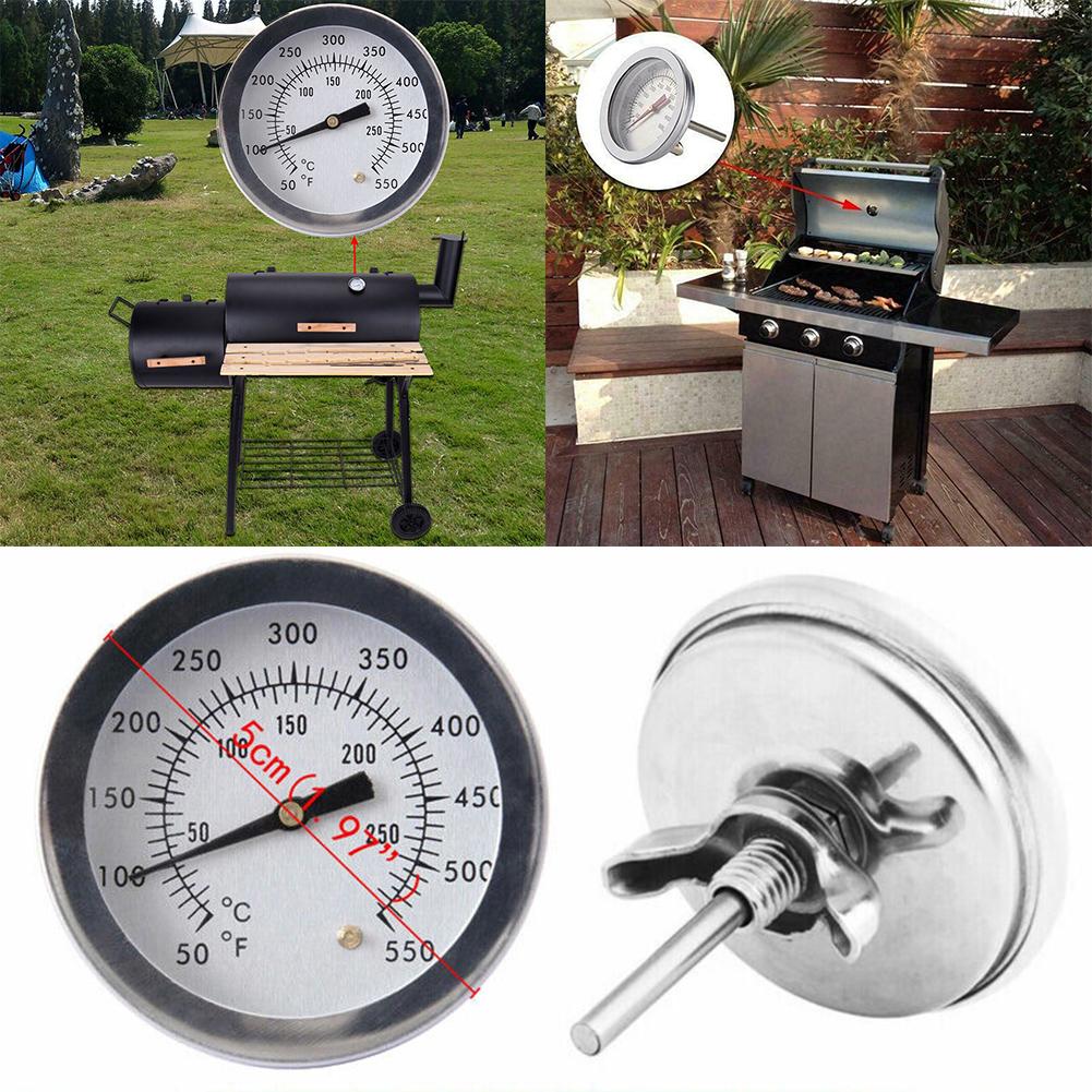 550 ℉ термостат для барбекю, инструмент для барбекю, нержавеющая сталь