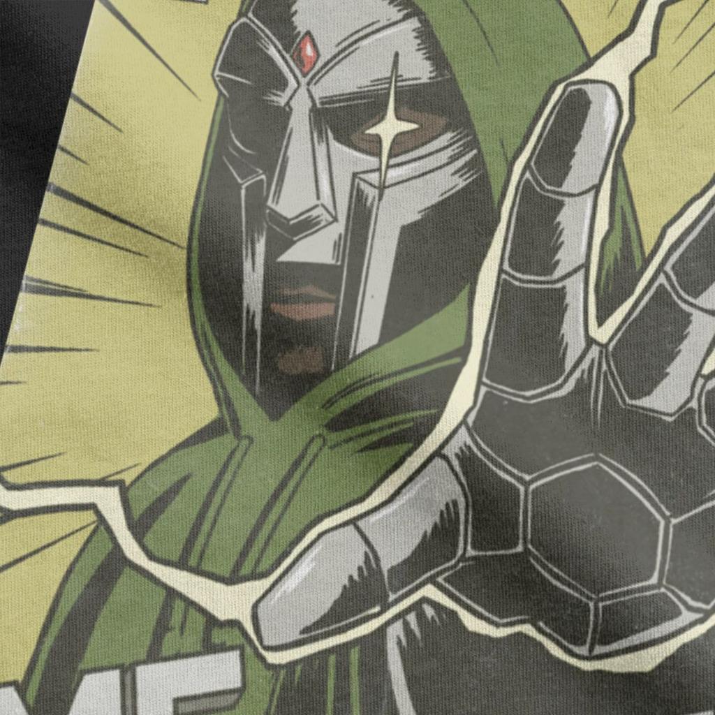 Комиксы Madvillain Певец Mf Dooms Madlib Футболки Мужские 100% Хлопок Футболка Круглый Вырез Футболка Короткий Рукав Одежда Вечеринка