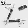 Stainless Steel Multi-Function Folding Pliers with Knife - Outdoor Portable Self-Defense Tool